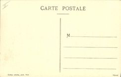 VINTAGE POSTCARD Fishing Vessel Cannes Crepuscule Dimensions aazur