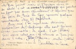 VINTAGE POSTCARD Vessel Sete Fishing the wearing of sin