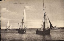 CPA Bateau de Peche Cette Retour de peche 