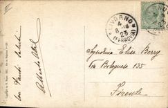 VINTAGE POSTCARD Napoleon 1st Good-byes of Fontainebleau