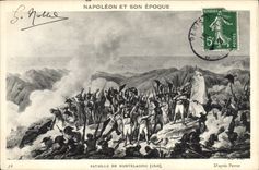 VINTAGE POSTCARD Napoleon 1st Battle of Montelagino 1808