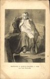 VINTAGE POSTCARD Napoleon 1st has Sainte Helene by Paul Delaroche