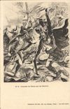 CPA Incendie de Rome par les Gaulois 