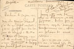 VINTAGE POSTCARD Brittany druidic stone giving maternity to the sterile women