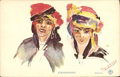 VINTAGE POSTCARD Fantasy North Africa Illustrator Aurasiennes