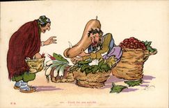 VINTAGE POSTCARD Fantaisie North Africa Illustrator Zorah makes its market