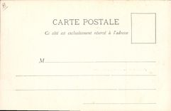 VINTAGE POSTCARD Fantasy Militaria Arrrivee of general with the review