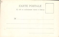 VINTAGE POSTCARD Fantaisie Militaria With quartering missed It