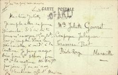 VINTAGE POSTCARD Fantasy Militaria camp of Massillan a Little rest in the shade