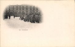 VINTAGE POSTCARD Militaria Fantasy the procession