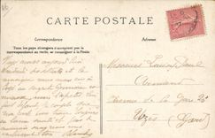 La POSTAL Fantaisie Militaria de la VENDIMIA maniobra aumentos del pozo del resto