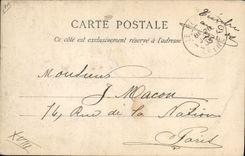 CPA Fantaisie Militaria Sergent Hoff Decede la 29 mai 1902 Bry sur marne 