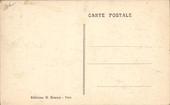 Folklore de Normandía de la POSTAL de la VENDIMIA la batería de Sarrazin