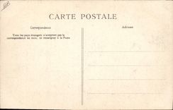 Comida de Normandía del folklore de la POSTAL de la VENDIMIA debajo del cerdo del cerdo de los manzanos