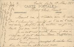 Folklore de Normandía de la POSTAL de la VENDIMIA la venta de la TAPA de la leche