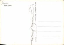 POSTAL MODERNA cine Rogelio Moore