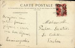 VINTAGE POSTCARD Dwarf Dwarves Horse Circus