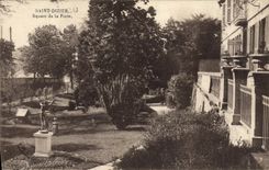 Jardín público de Dizier de la estación santa de la POSTAL de la VENDIMIA de la oficina de correos