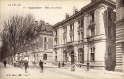 Edificio de la oficina de correos de Chambéry de la oficina de correos de la POSTAL de la VENDIMIA