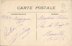 POSTAL de la VENDIMIA la nueva oficina de correos de Draguignan