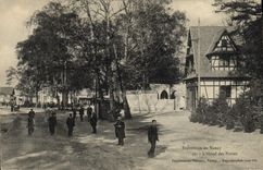Feria de la estación de la POSTAL de la VENDIMIA del edificio de la oficina de correos de Nancy