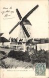 VINTAGE POSTCARD Arras Windmill the course of the mill