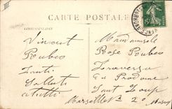 Molino de viento del Aix de la POSTAL de la VENDIMIA en el molino del carnaval XXIV de Provence de la oblea