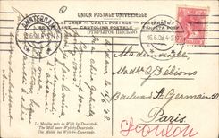 Molino de viento Ruisael Rijks Musuem Amsterdam de la POSTAL de la VENDIMIA