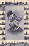 VINTAGE POSTCARD Windmill Costume Zaanstreek Folklore