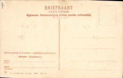 Folklore de Zaanstreek del traje del molino de viento de la POSTAL de la VENDIMIA