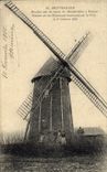 VINTAGE POSTCARD Windmill Montdidier Moulin on the road of Montdidier has Tricot