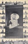 VINTAGE POSTCARD Windmill Zuid Bevelandsche Boerin Folklore