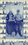 VINTAGE POSTCARD Windmill Costume Marken Folklore
