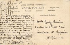 CPA Bateau de Peche (carte toilee)