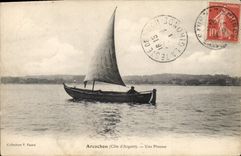 CPA Bateau de Peche Arcachon Une pinasse