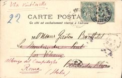 Pesca Gabarre de Royan del recipiente de la POSTAL de la VENDIMIA en el puerto