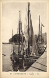 CPA Bateau de Peche Le Pouliguen Le port 