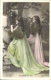 VINTAGE POSTCARD Folklore Women the worship of the GUI
