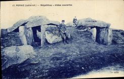 CPA Dolmen Menhir Pornic Megalithes Allees couvertes 