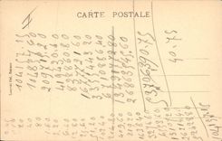 VINTAGE POSTCARD Dolmen Menhir Carnac Alignments of Menhir