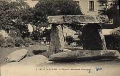 CPA Dolmen Menhir Saint Nazaire 