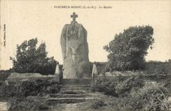 CPA Dolmen Menhir Pleumer Bodou 