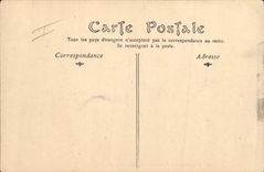 CPA Fantaisie Militaria 4eme regiment d'artillerie Ecole de section