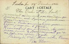 CPA Fantaisie Militaria Camp de Massillan un peu de repos a l'ombre 