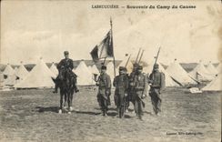 VINTAGE POSTCARD Fantasy Militaria Labriguiere Souvenir of the camp of Causse