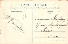 CPA Fantaisie Militaria Camp de Chalons La plaine Vue prise du Phare Sud de la batterie d'experiences