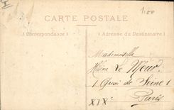CPA Fantaisie Militaria Camp de Sissonne Les tentes fleuries 