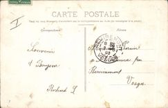 VINTAGE POSTCARD Militaria Fantasy Valdahon the camp of instruction Kitchens Canteens and tents