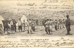 CPA Fantaisie Militaria Carpiagne 378 Exercice de boxe