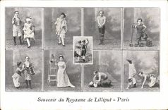 CPA Nain Nains Souvenir du Royaume de Lilliput Paris